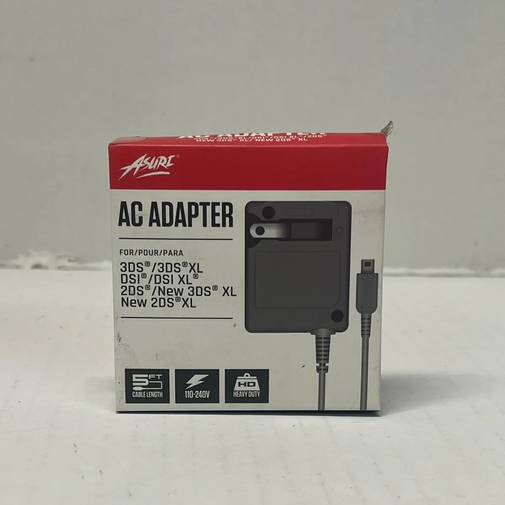 Nintendo Red and Gray AC Adapter